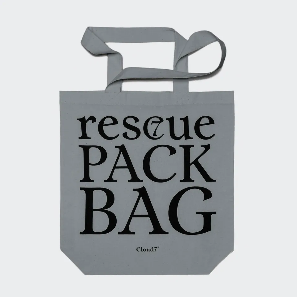 cloud7-resc7ue-shopper-dusty-grey-einkaufstasche-aus-biobaumwolle image 1