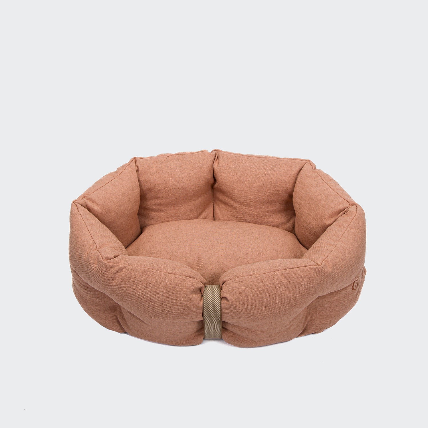 cloud7-lttl-snoozy-hundebett-linen-mix-dusty-rose image 4