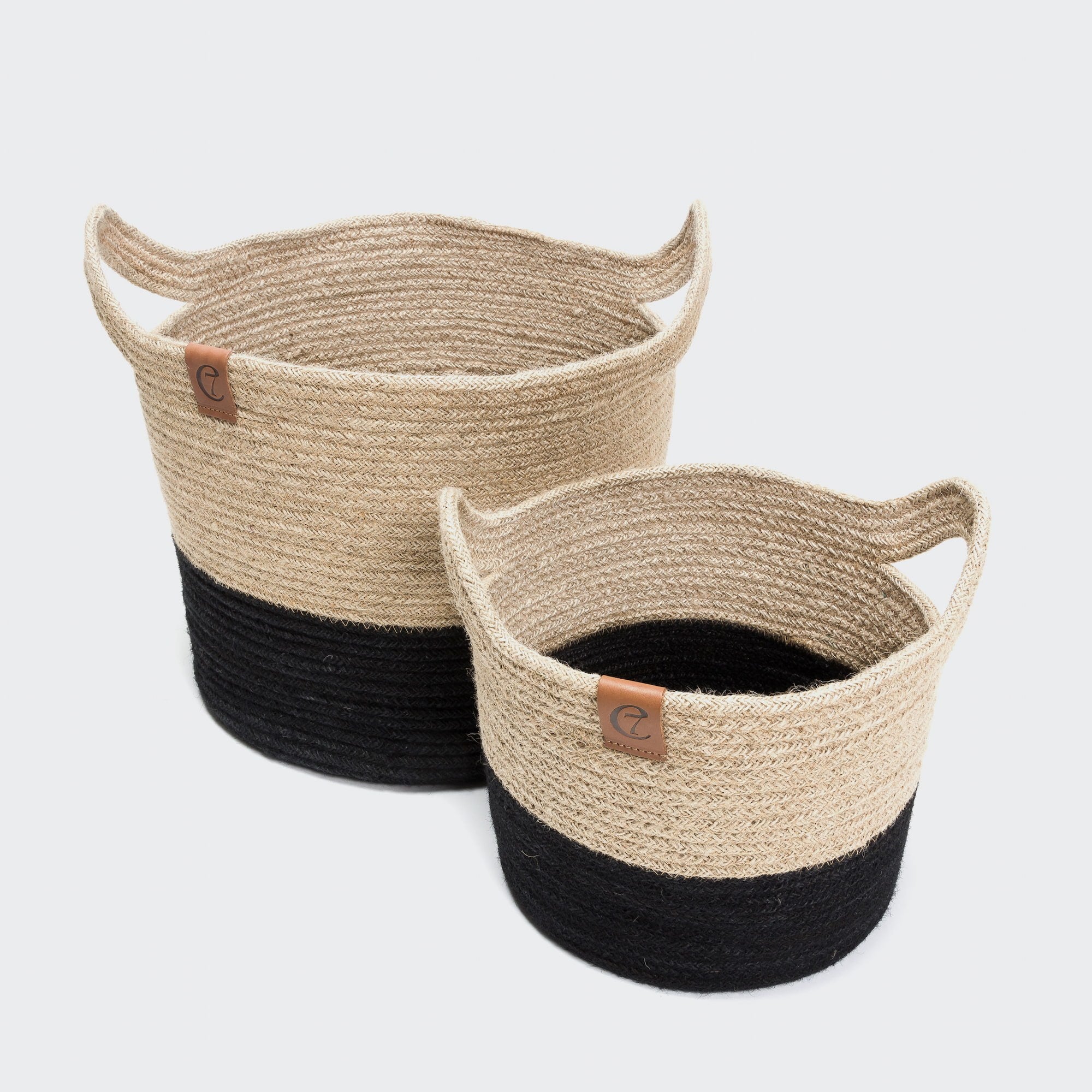 cloud7-aufbewahrungskorb-jute-natural-black image 2