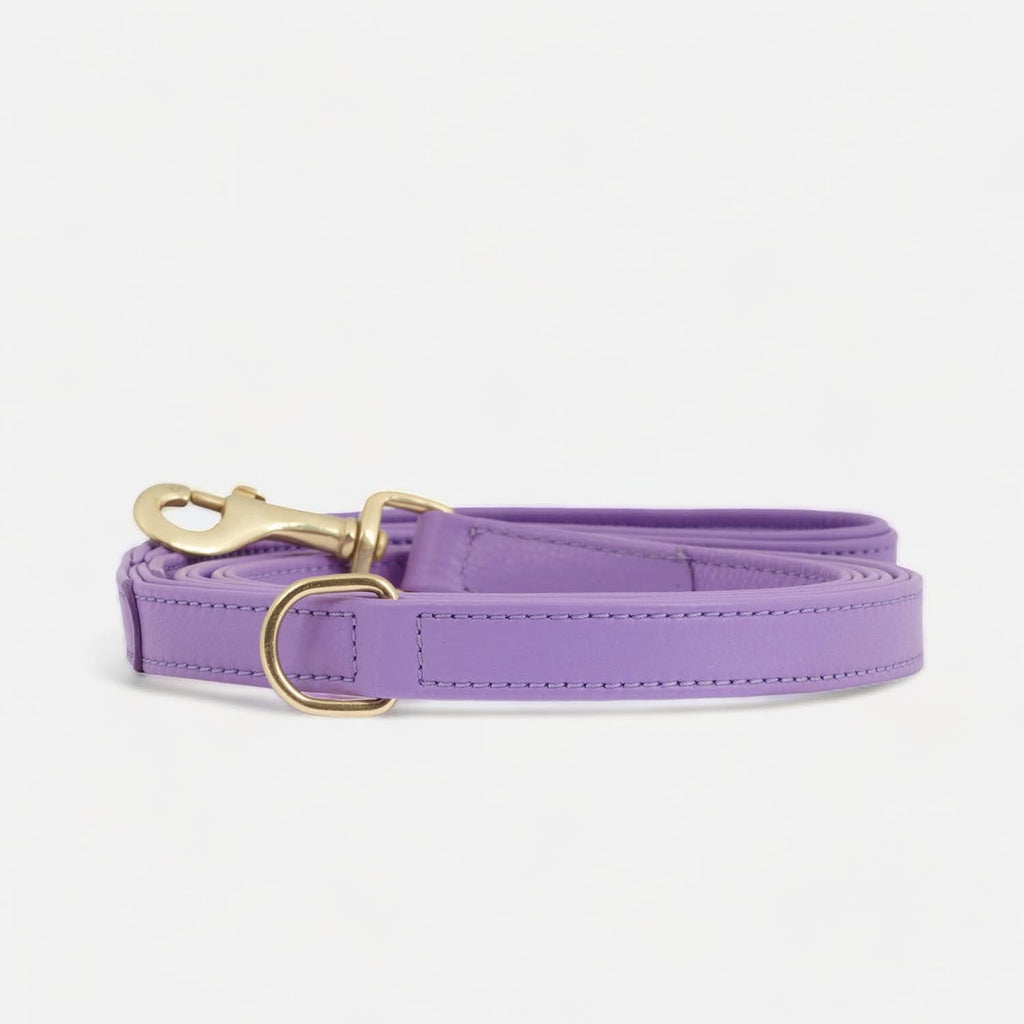 william-walker-leder-hundeleine-lavender-lila image 1