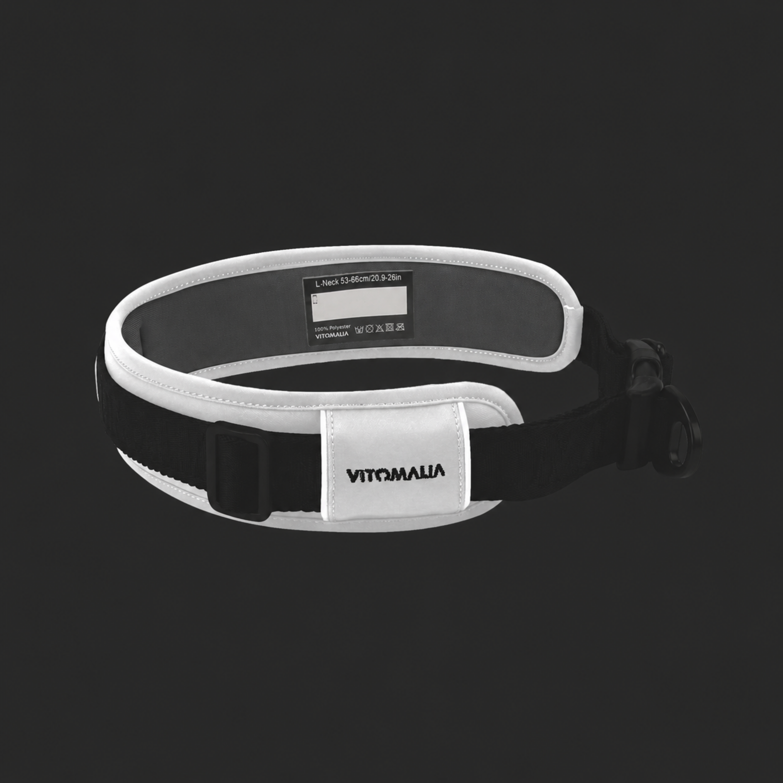 vitomalia-outdoor-edition-reflektierendes-hundehalsband-anthrazit image 3