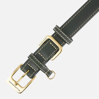 william-walker-luxe-glattleder-hundehalsband-forest-dunkelgr-n image 3