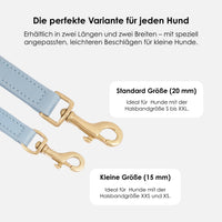 william-walker-sky-leder-hundeleine-hellblau-mit-messing image 6