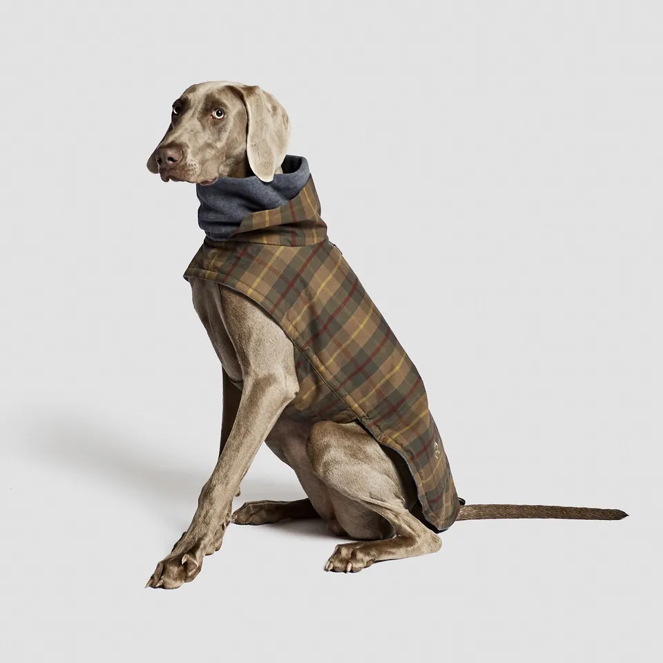 cloud7-hundemantel-brooklyn-waxed-tartan image 1