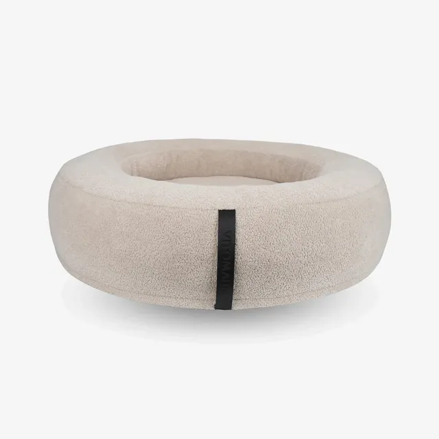 vitomalia-orthopawdic-orthop-disches-donut-hundebett-repet-teddy-beige image 1