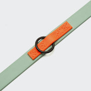 cloud7-ipanema-verstellbare-hundeleine-biothane-mint-neon-orange image 4