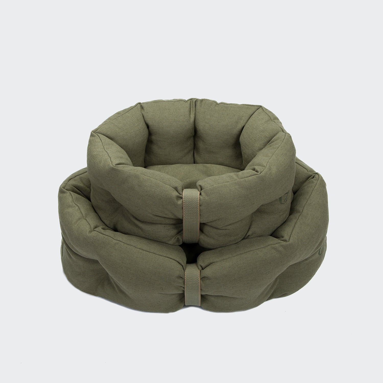 cloud7-lttl-snoozy-linen-mix-hundebett-moss image 4
