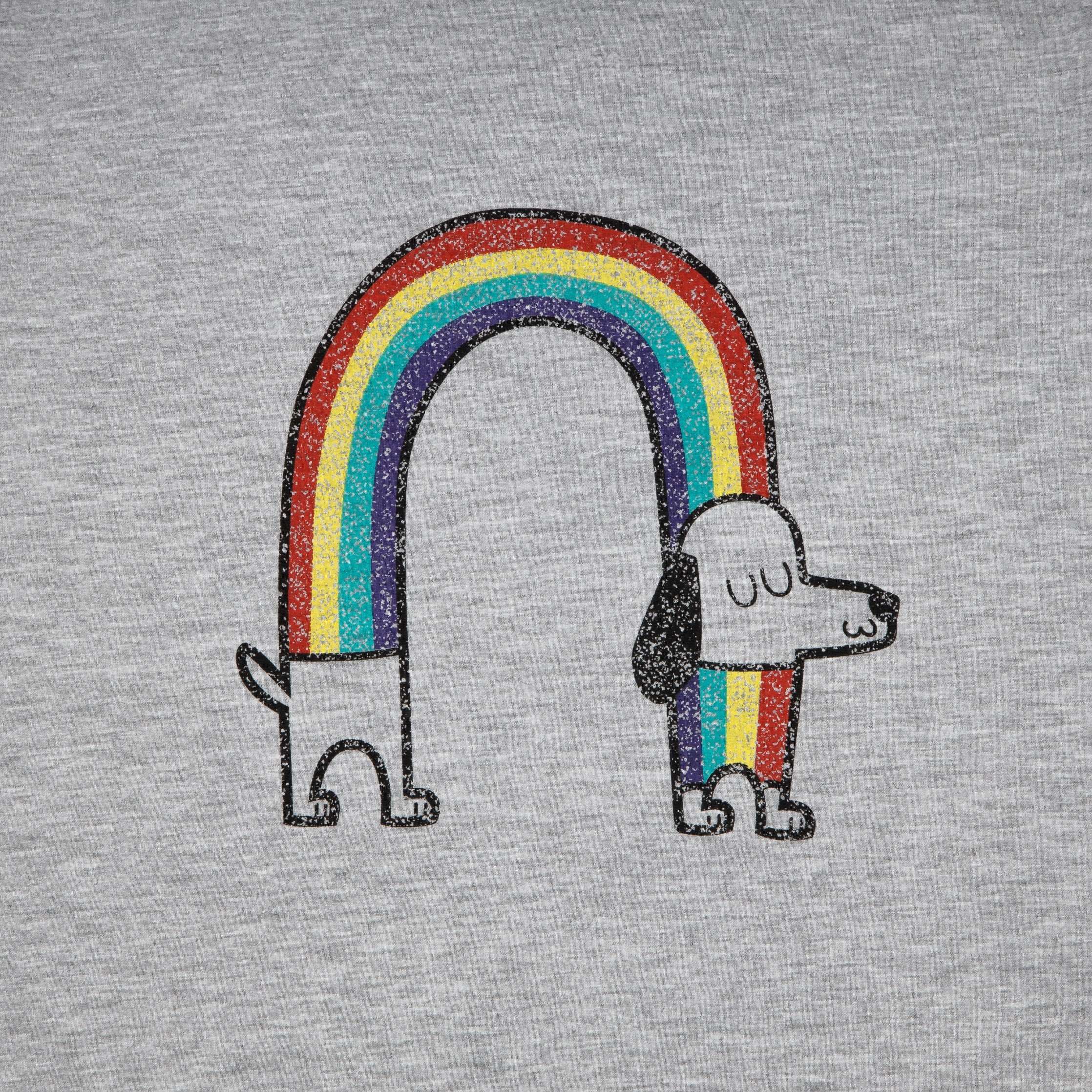 cloud7-resc7ue-t-shirt-rainbow-grey-m-lange-unisex-biobaumwolle-shirt image 2