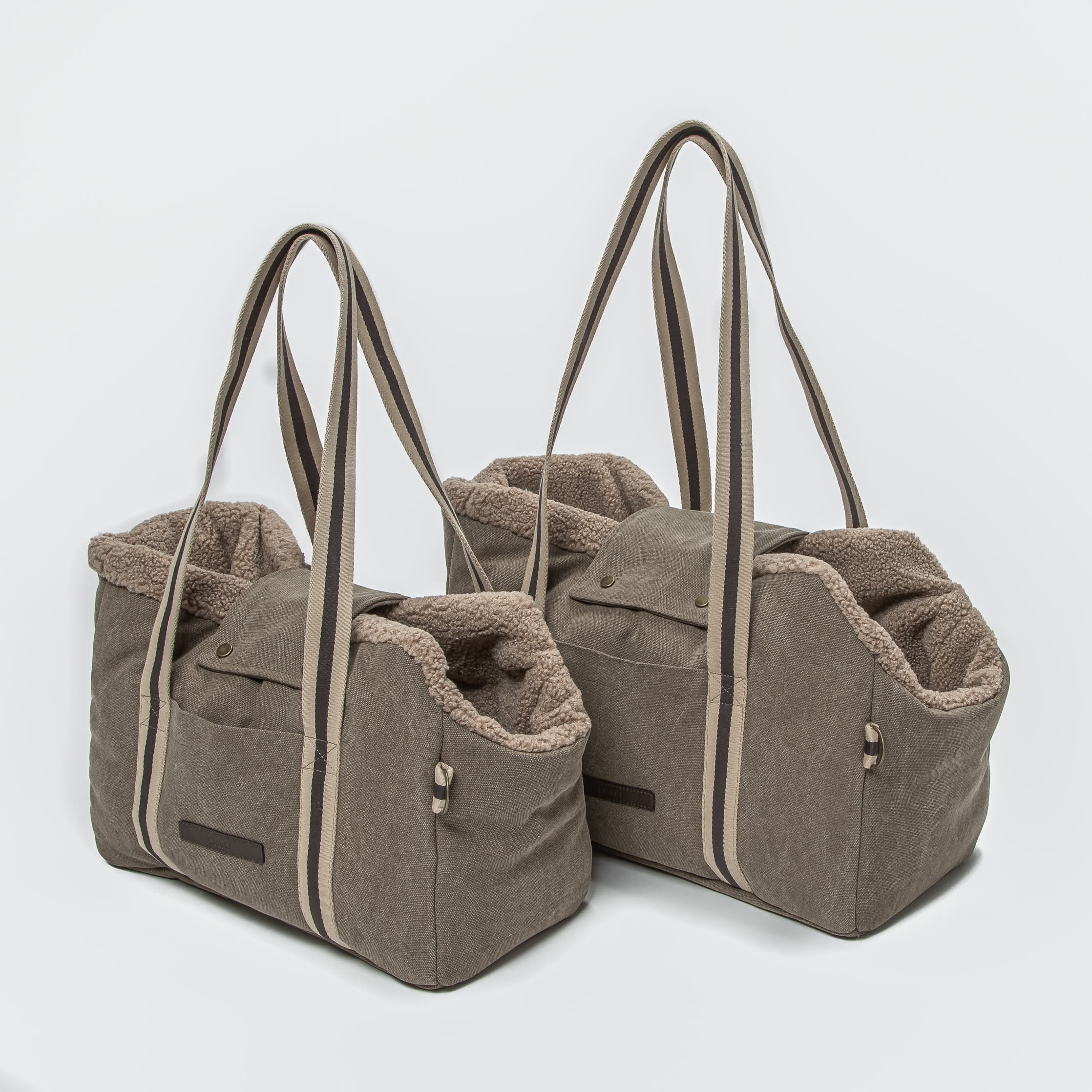 cloud7-hundetasche-lucca-canvas-sand image 3
