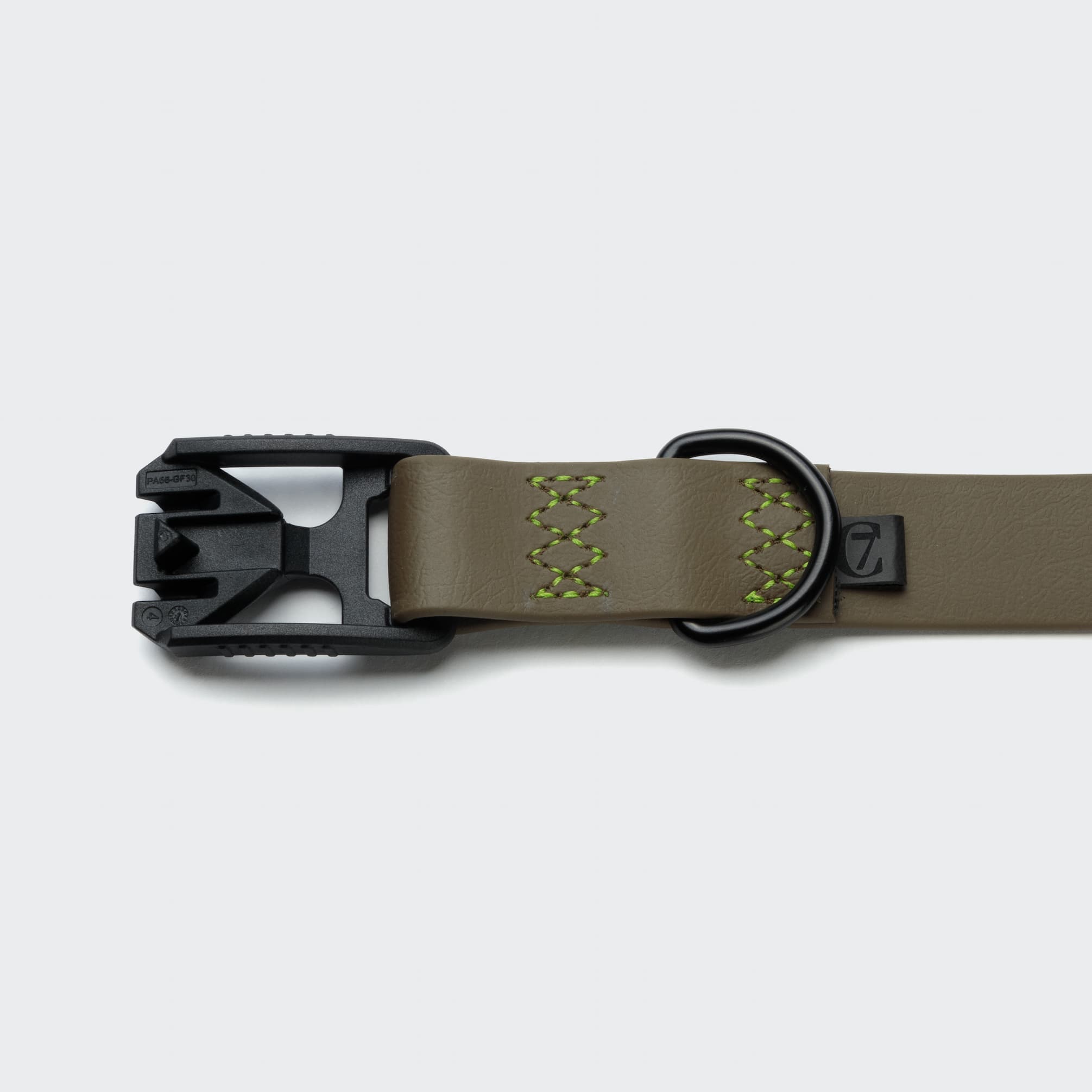 cloud7-ipanema-hundehalsband-biothane-olive-neon-green image 4