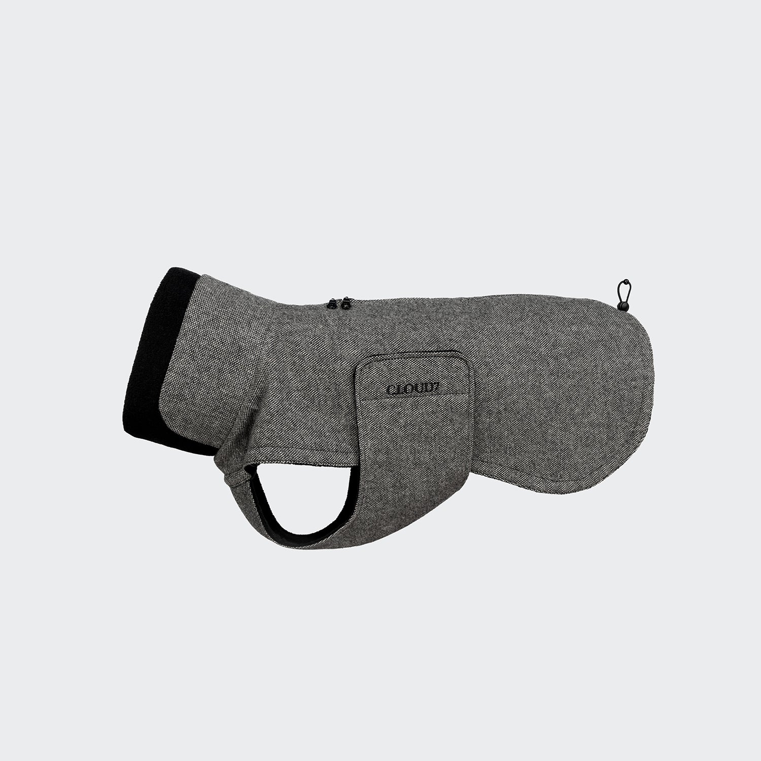 cloud7-hundemantel-brooklyn-long-tweed-black image 1