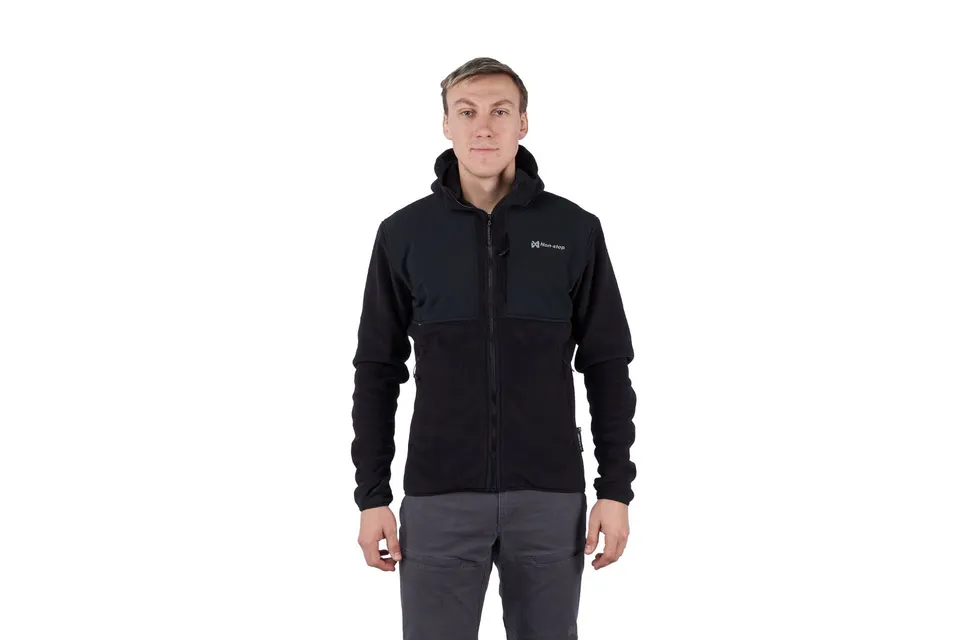 non-stop-dogwear-hoodie-fz-m-herren-fleecejacke-mit-polartec-und-softshell image 1