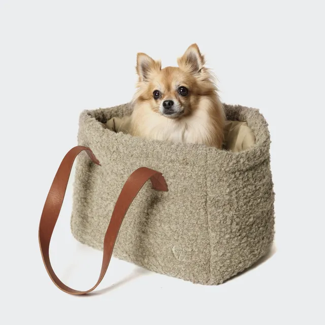 cloud7-verona-wool-beige-hundetasche-aus-wolle image 1