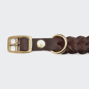 cloud7-hundehalsband-central-park-saddle-brown-gold image 3