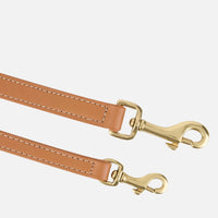 william-walker-luxe-glattleder-hundeleine-caramel-braun image 4