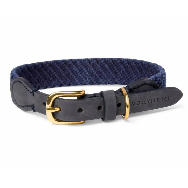 molly-and-stitch-serrana-hundehalsband-denim image 1