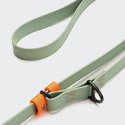 cloud7-ipanema-hands-free-hundeleine-biothane-mint-neon-orange image 3