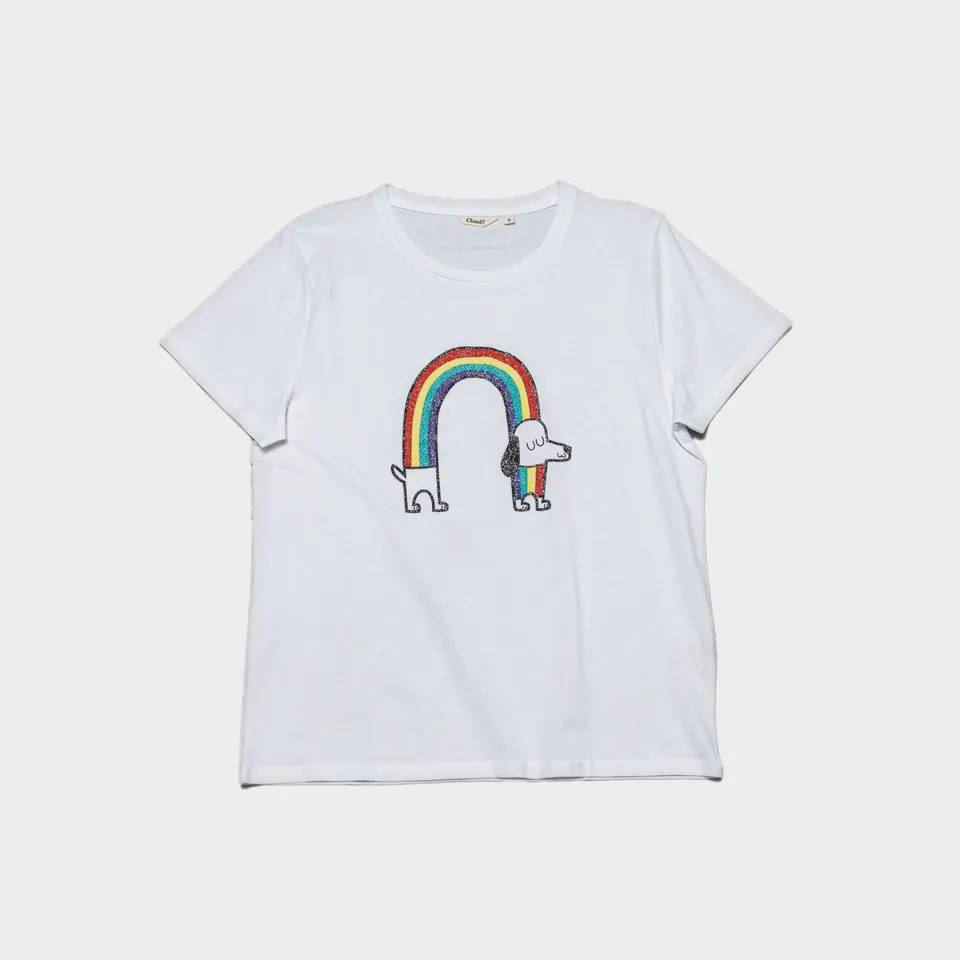 cloud7-resc7ue-t-shirt-spectrum-white-biobaumwolle-unisex image 1