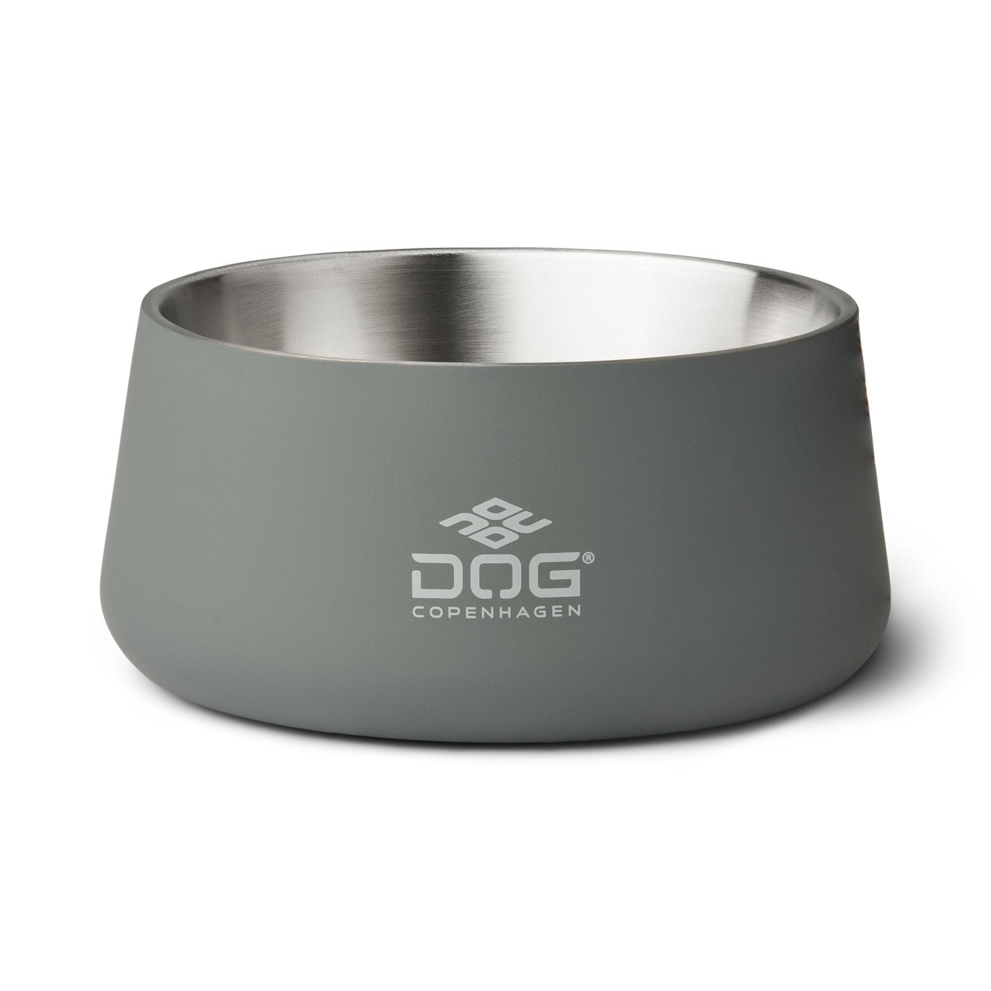 dog-copenhagen-vega-hundenapf-s-m-cool-grey-edelstahl-mit-rutschfestem-gummibode image 1