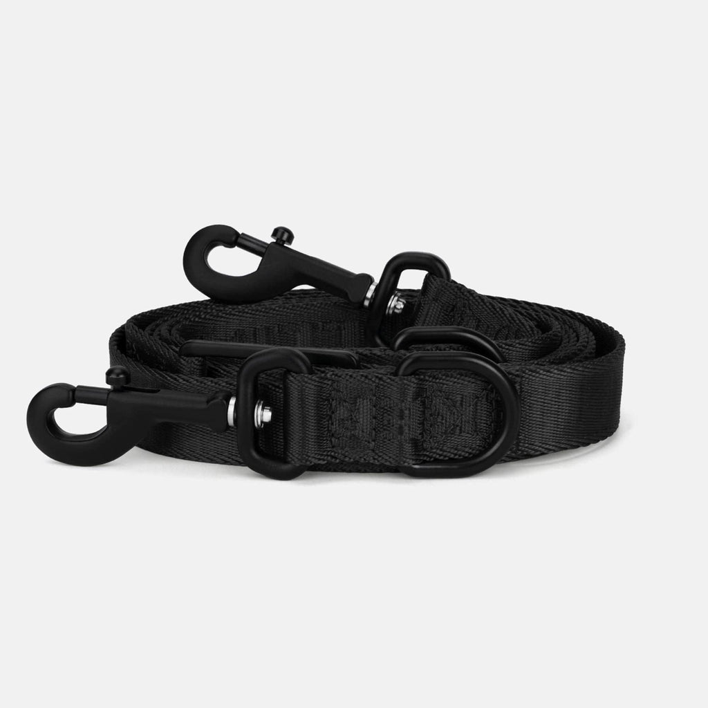 william-walker-apex-jacquard-nylon-hundeleine-nero-schwarz image 1