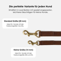 william-walker-heritage-nubukleder-hundeleine-2-5-m-handsfree-verstellbar image 5
