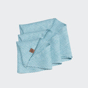 cloud7-dog-bandana-mini-check-blue image 4