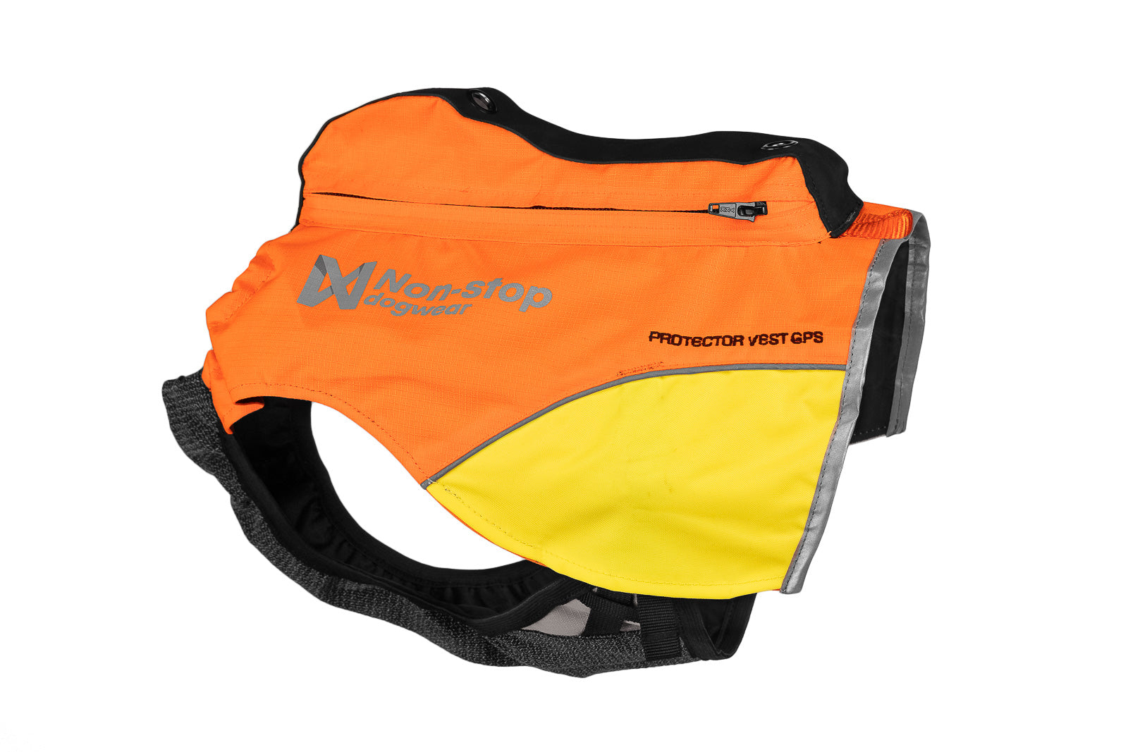 non-stop-dogwear-protector-vest-gps-schutz-jagdweste-orange image 2