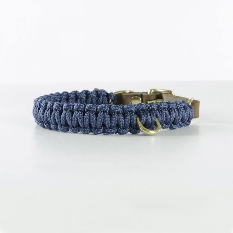 molly-and-stitch-touch-of-leather-halsband-navy-hundehalsband-aus-leder-dunkelbl image 2