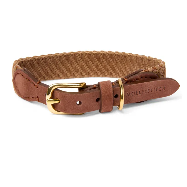 molly-and-stitch-serrana-hundehalsband-whiskey image 1