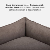 william-walker-orthop-disches-hundebett-plain-rechteckiges-bett-moderne-optik image 5