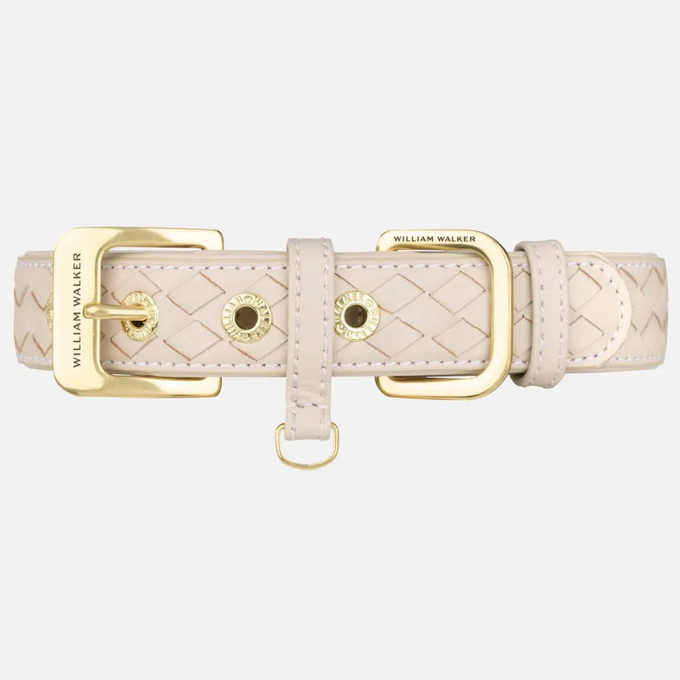 william-walker-prestige-leder-hundehalsband-almond-beige image 1