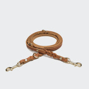 cloud7-hundeleine-riverside-park-camel-gold-verstellbare-lederleine-2-25-m image 2
