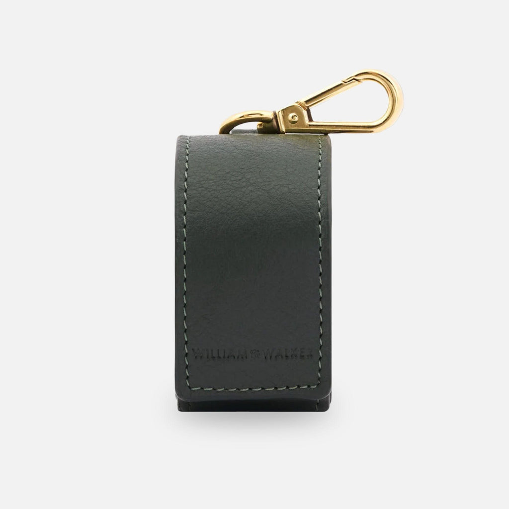 william-walker-kotbeutelspender-dark-moss-leder-etui-dunkelgr-n image 1
