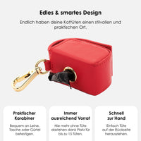 william-walker-kotbeutelspender-chili-leder-etui-rot image 2