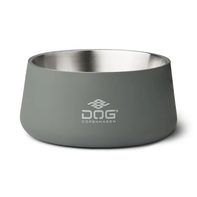 dog-copenhagen-vega-hundenapf-s-m-cool-grey-edelstahl-mit-rutschfestem-gummibode image 1