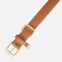 william-walker-glattleder-hundehalsband-caramel-braun image 3