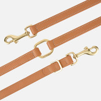 william-walker-luxe-glattleder-hundeleine-caramel-braun image 3