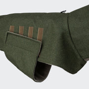 cloud7-brooklyn-flannel-fern-green-hundemantel-winter image 3