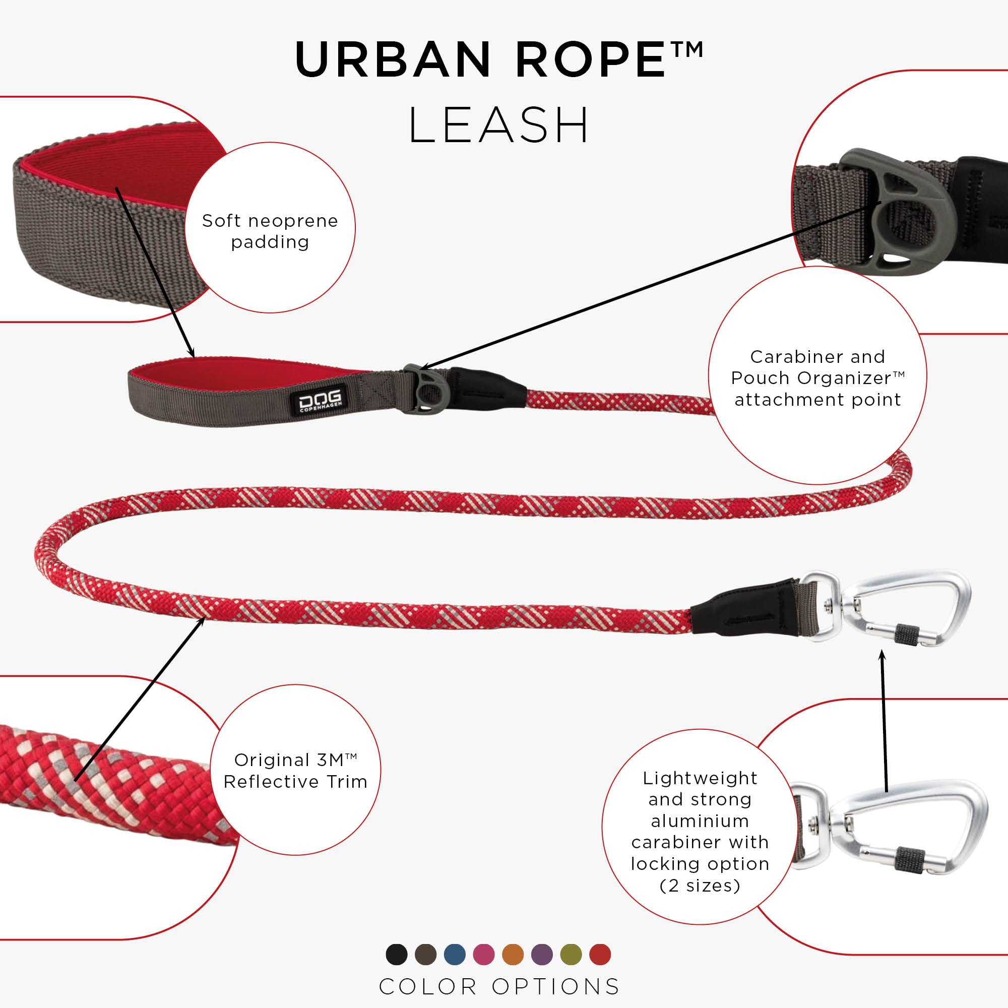 dog-copenhagen-urban-rope-schleppleine-s-classic-red-1-6-m-seilleine image 3