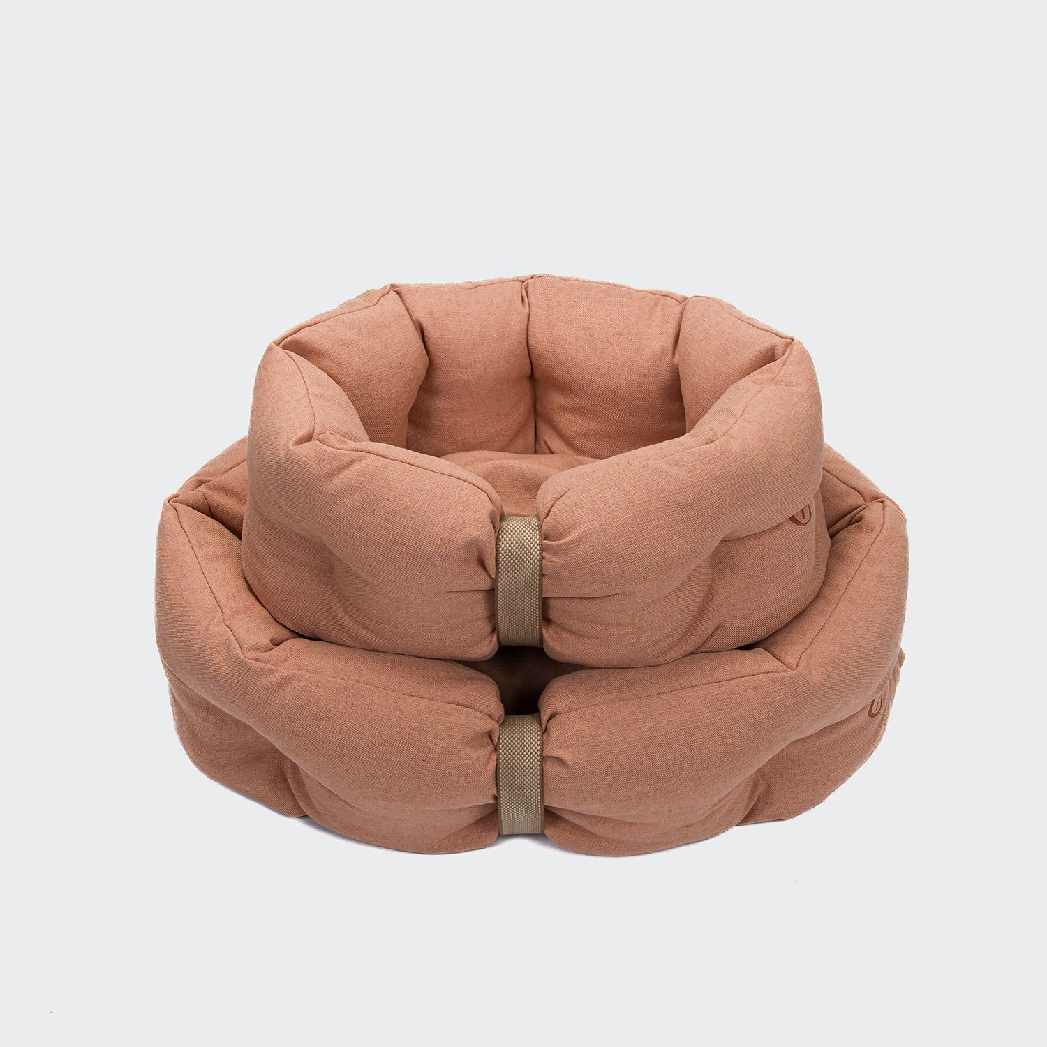 cloud7-lttl-snoozy-hundebett-linen-mix-dusty-rose image 2