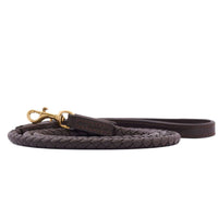 william-walker-twisted-leder-hundeleine-earth-braun image 7