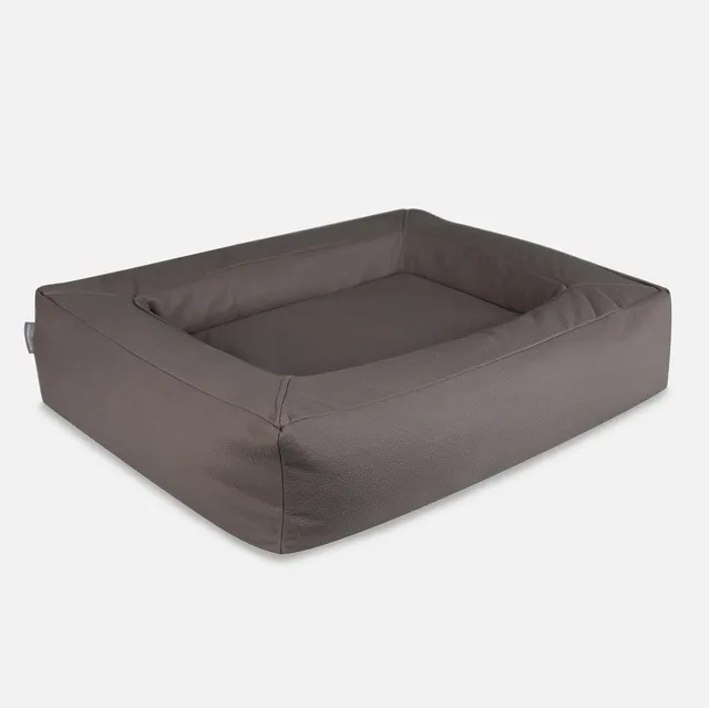 william-walker-hundebett-comfy-cove-stone-orthop-disches-boxbett-warmgrau image 1
