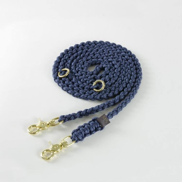 molly-and-stitch-maritime-verstellbare-hundeleine-2-m-navy image 1