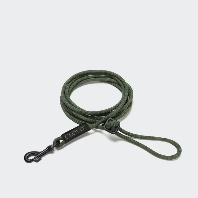 cloud7-rope-leash-lttl-dark-olive-leichte-seilleine-f-r-welpen-und-kleine-hunde image 1