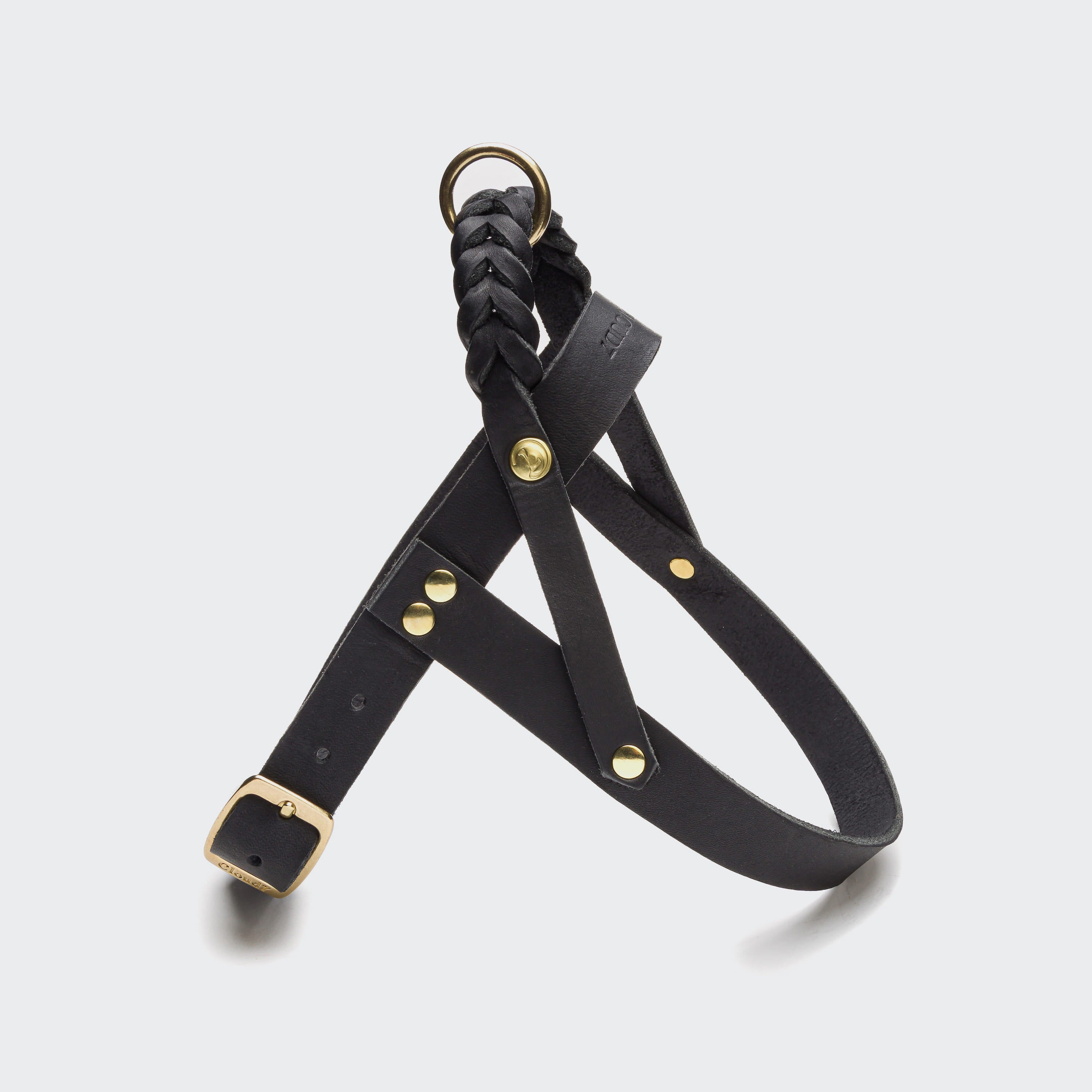 cloud7-norwegergeschirr-central-park-black-gold-aus-fettleder image 3