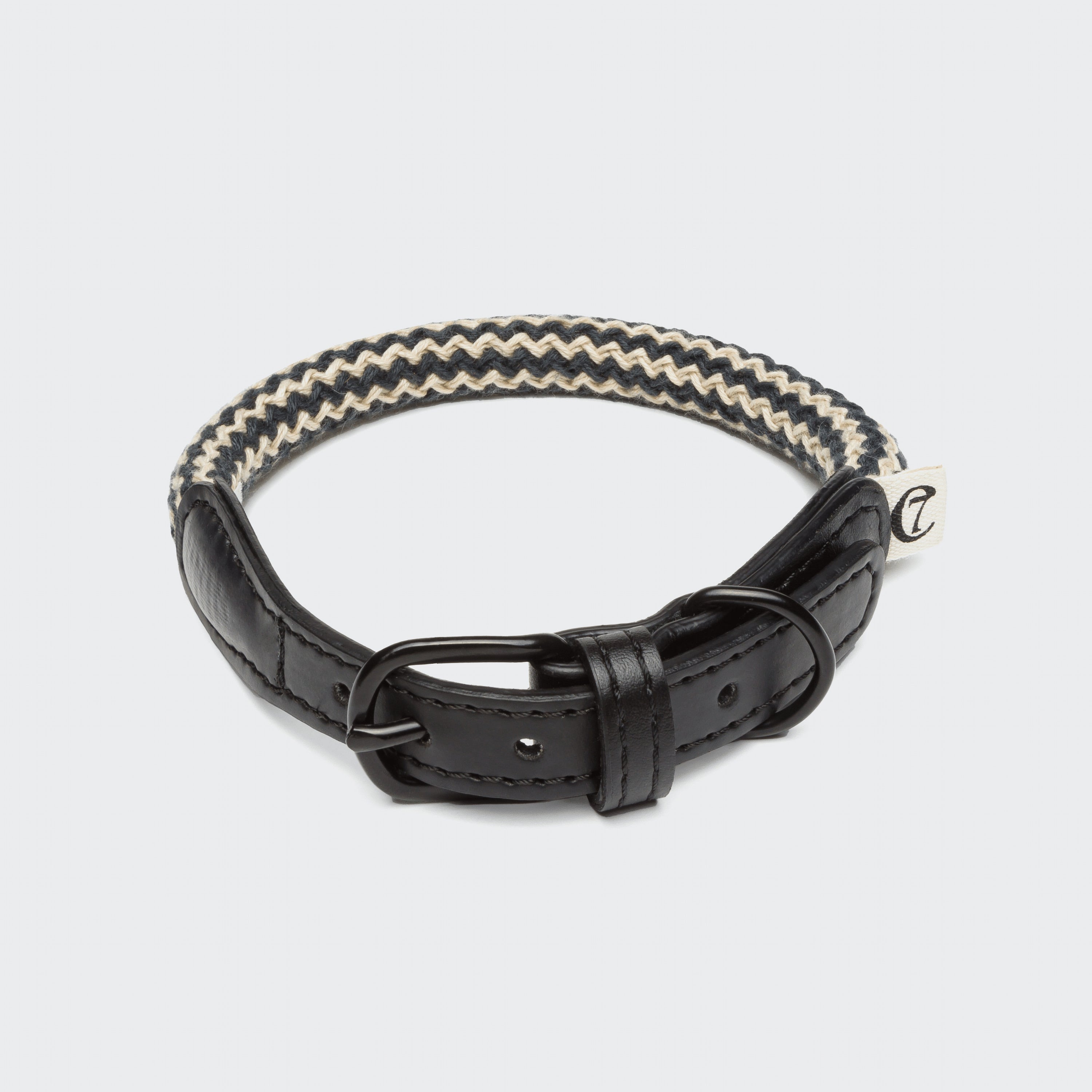 cloud7-mauerpark-zigzag-black-hundehalsband-vegan image 1