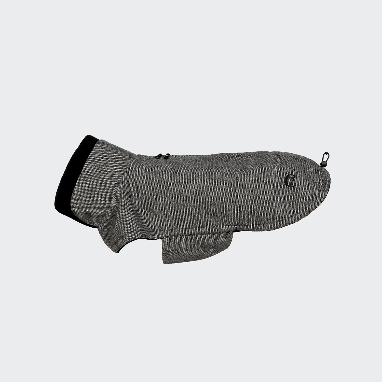 cloud7-brooklyn-tweed-black-hundemantel-wintermantel-in-12-gr-en-mit-2-wege-rei- image 1