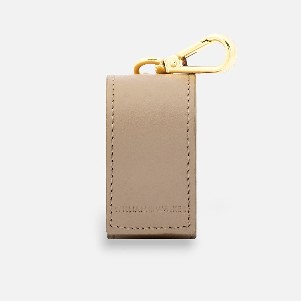 william-walker-kotbeutelspender-sand-echtleder-etui-beige image 1