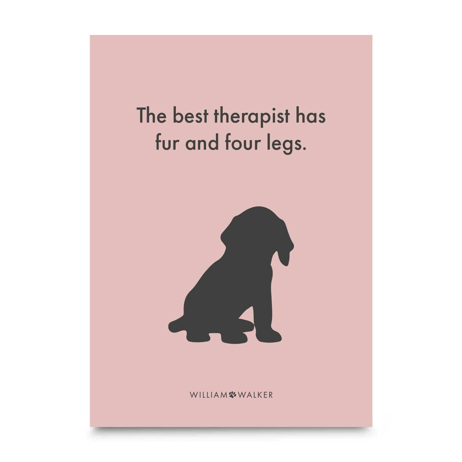 william-walker-postkarte-the-best-therapist-postkarte-aus-sulfatkarton image 2