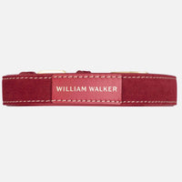 william-walker-luxe-wildleder-hundehalsband-lambrusco-bordeauxrot image 2